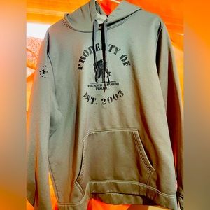Mens XXL Gray Under Armour hoodie